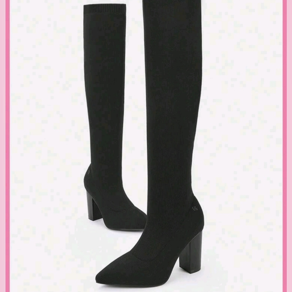 Boots thigh-high sock